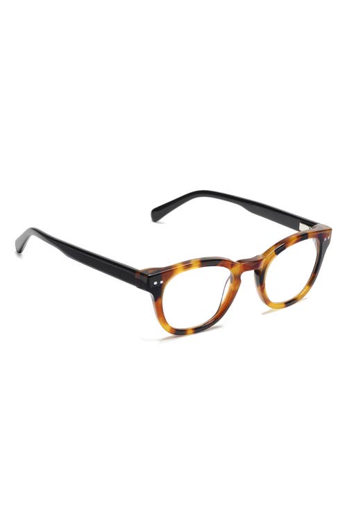 Eyebobs Waylaid 45mm Round Reading Glasses In Pecan Tortoise Stripe