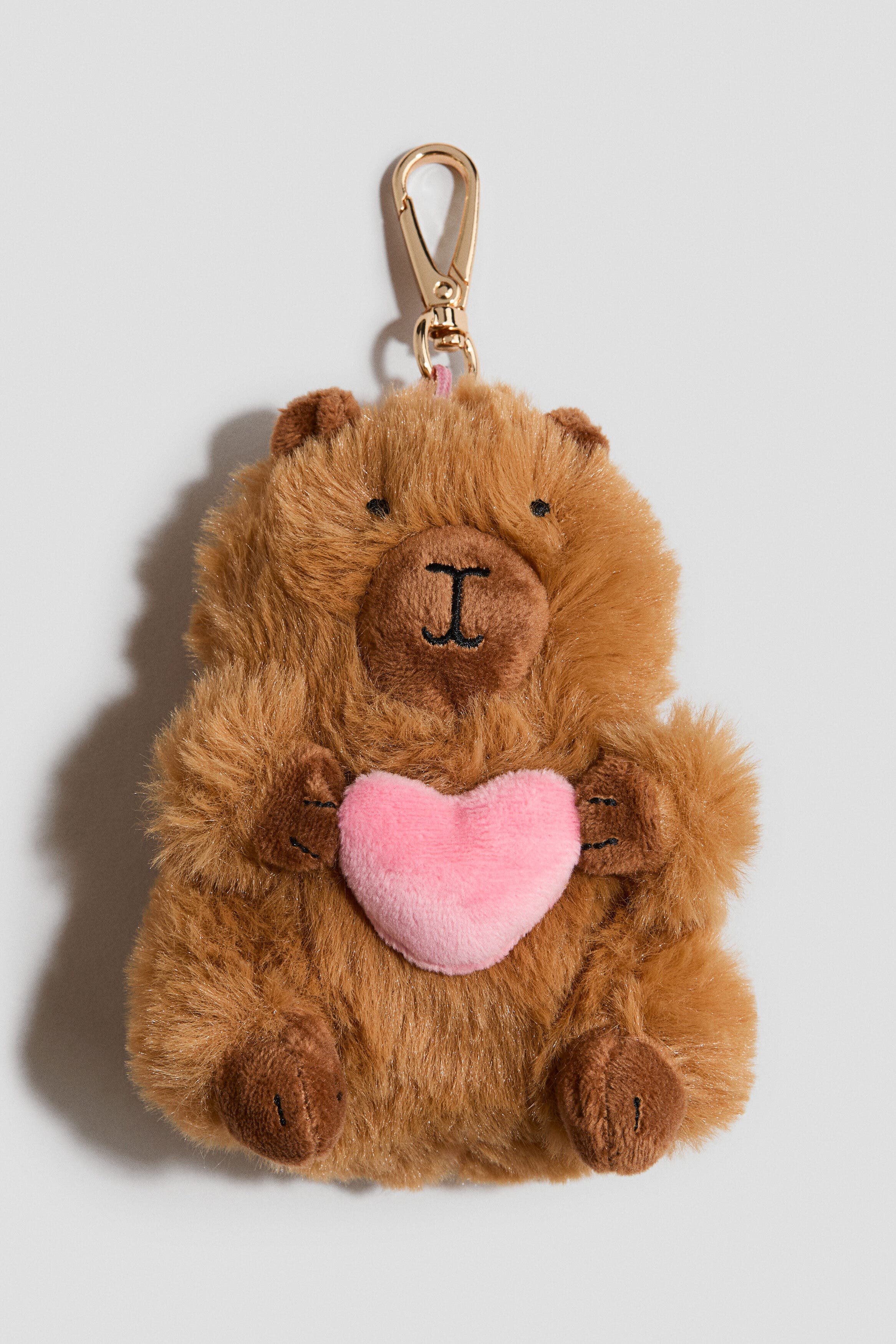 Soft Toy Bag Charm, Main, color, Brown/capybara