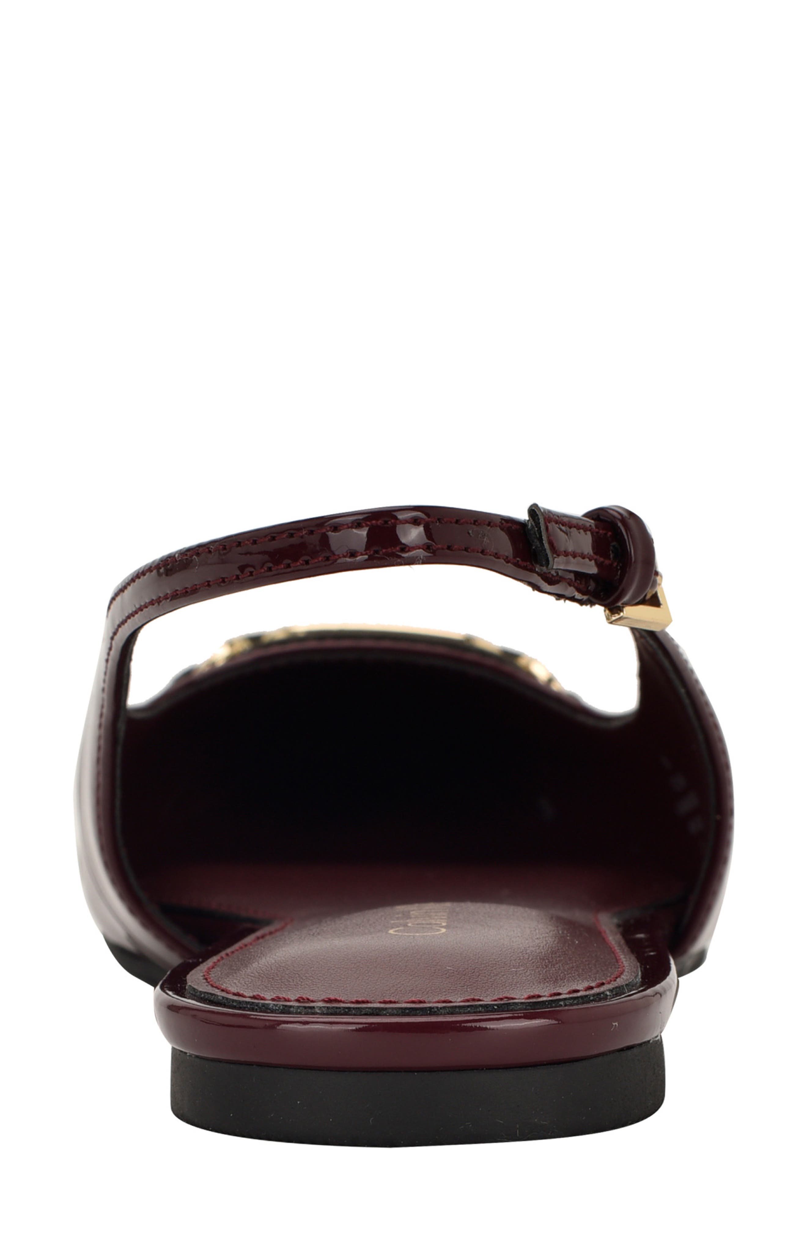 Flenea Slingback Flat, Alternate, color, RED
