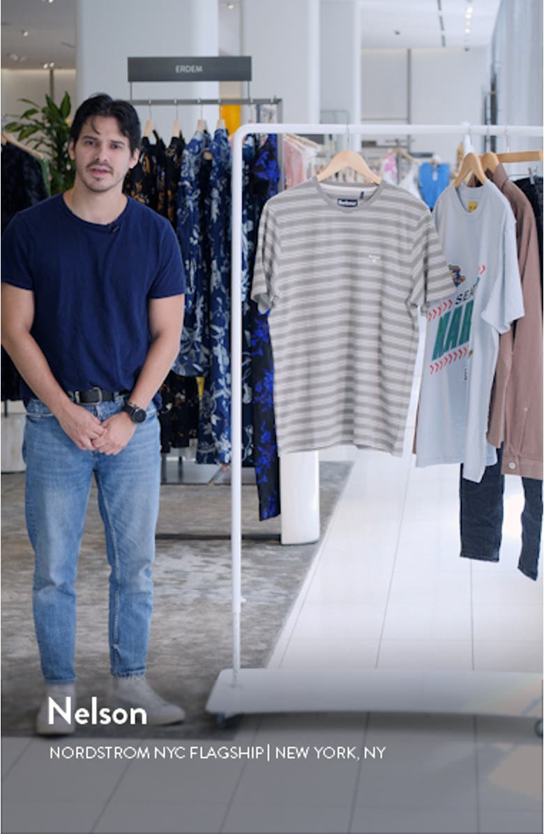 Sherburn Stripe Piqué T-Shirt, sales video thumbnail