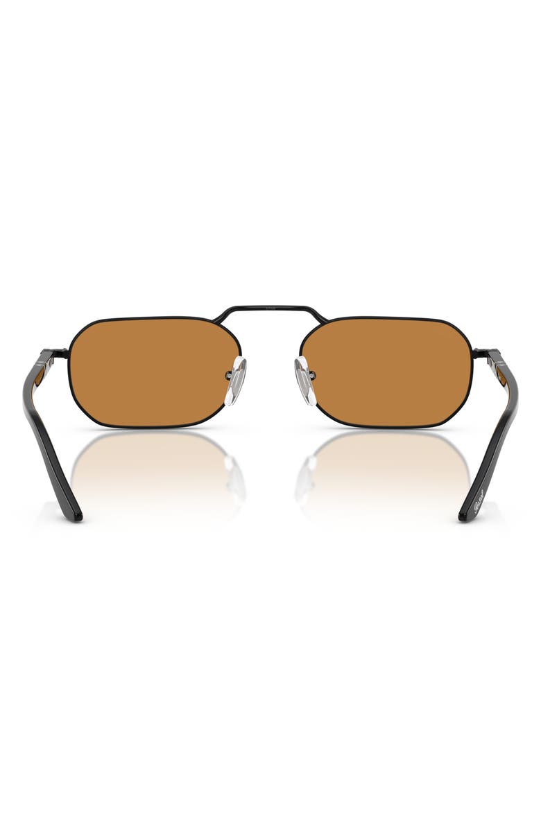 Persol 57mm Polarized Rectangular Sunglasses, Alternate, color,