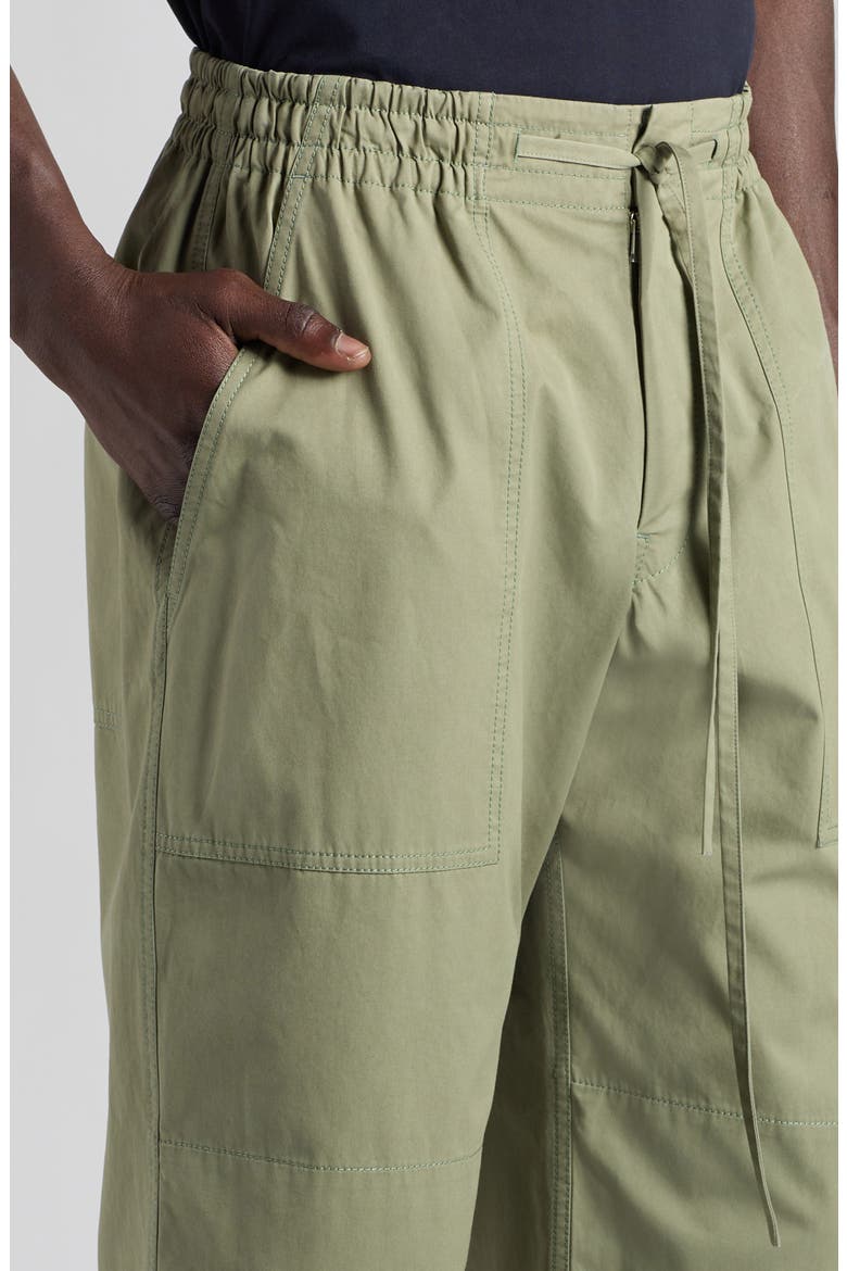 Lightweight Cotton Twill Drawstring Waist Pants, Alternate, color, 3025 JUNIPER