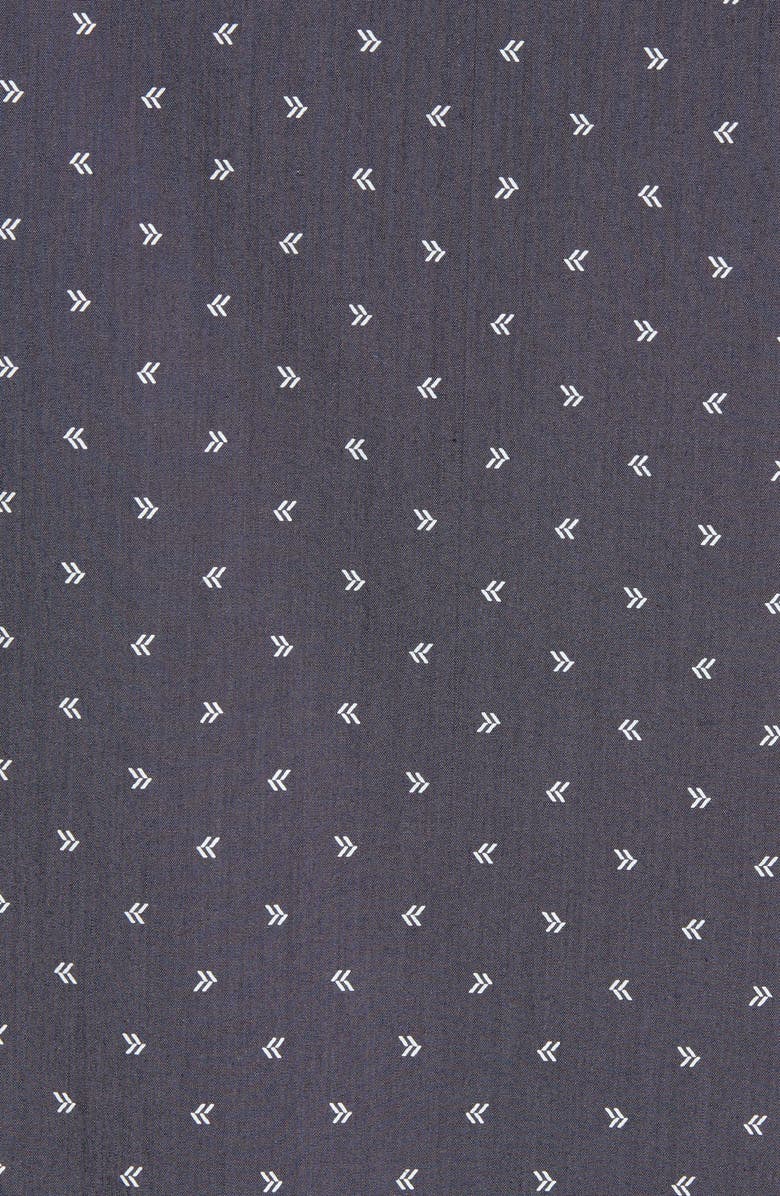 TravisMathew Not Your Best Short Sleeve Button-Up Shirt, Alternate, color, Heather Black