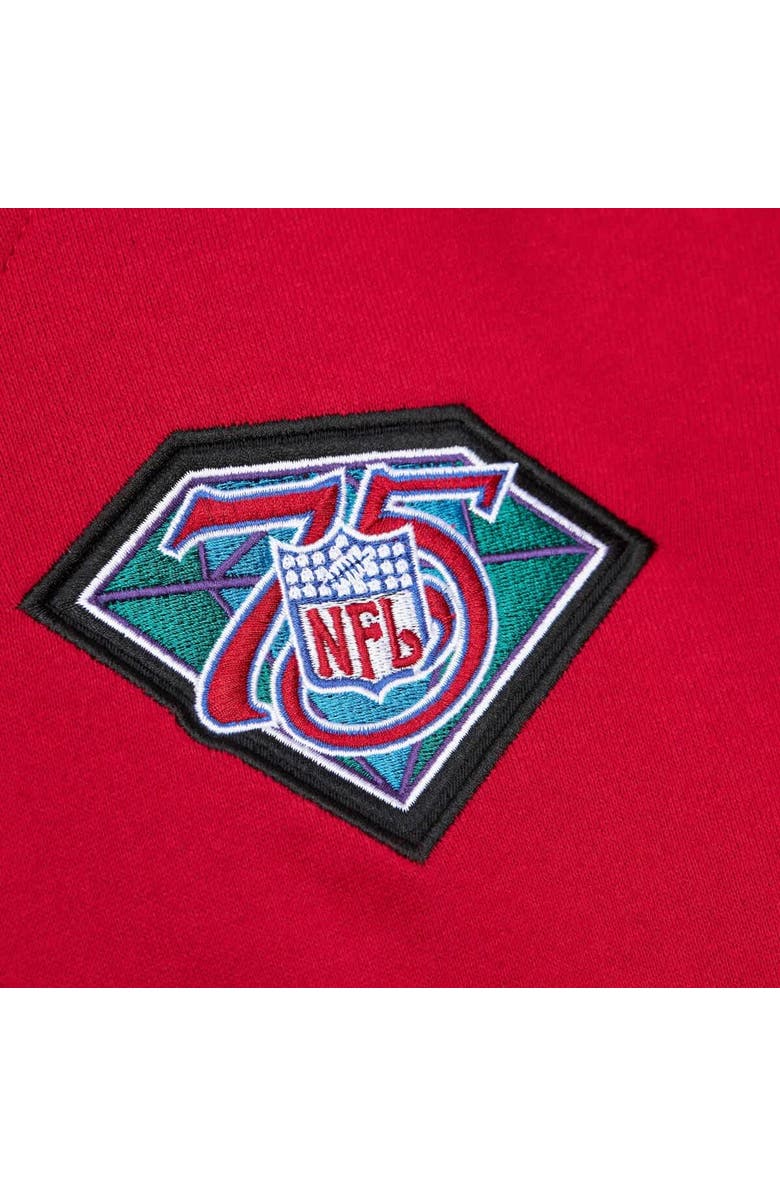 Mitchell & Ness Men's Mitchell & Ness Jerry Rice Scarlet San Francisco 49ers Retired Player Name & Number Pullover Hoodie, Alternate, color, 