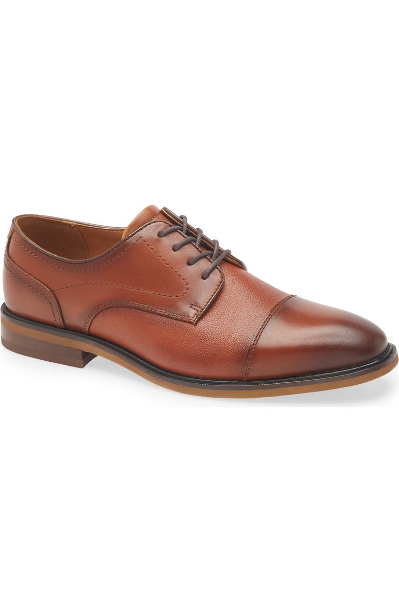 NORDSTROM RACK Hunter Cap Toe Derby, Main, color, Brown