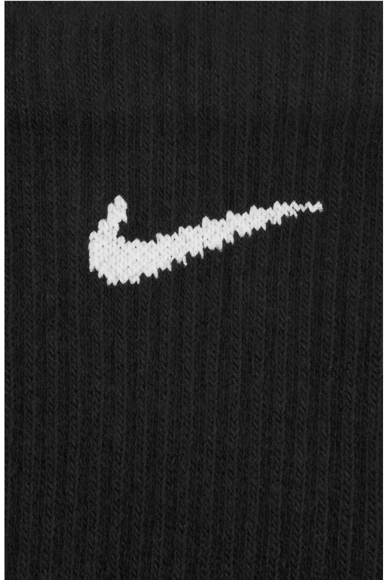 Everyday 6-Pack Lightweight Low Cut Socks, Alternate, color, BLACK/WHITE