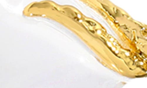 Alexis Bittar Small Liquid Vine Lucite® Raindrop Earrings In Gold