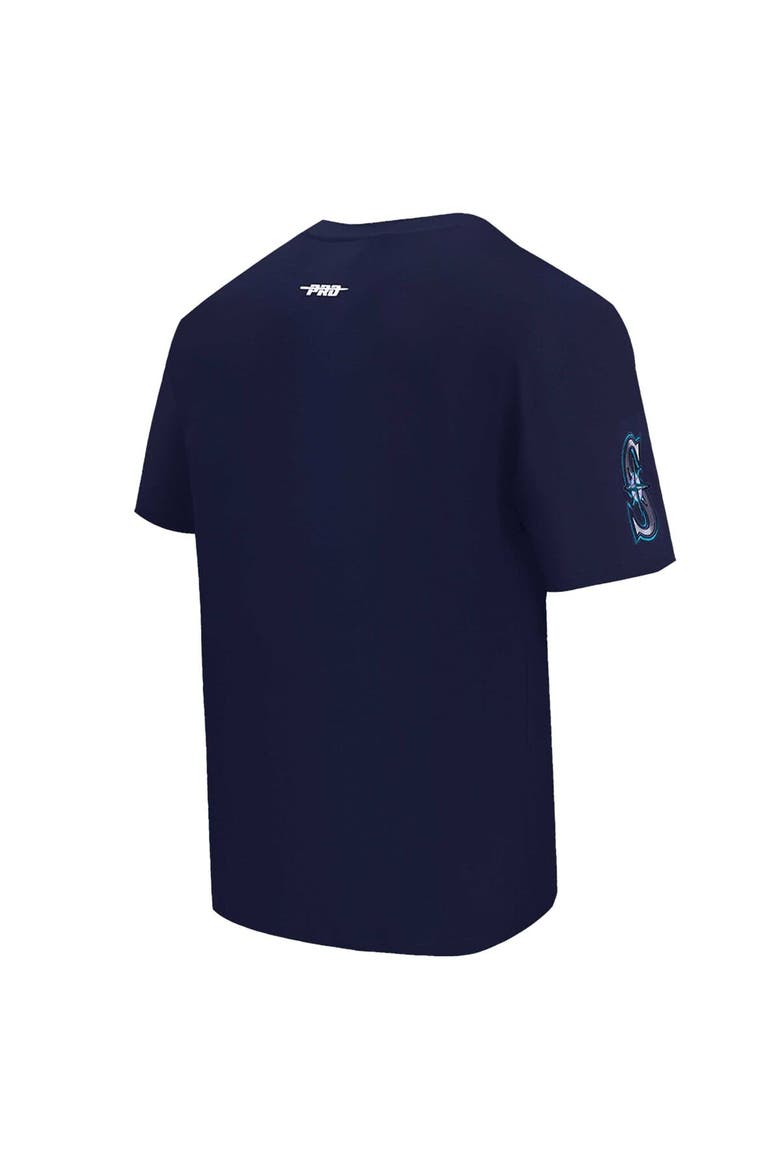 Men's Pro Standard Navy Seattle Mariners Turn It Up Dropped Shoulder T-Shirt, Alternate, color, Navy