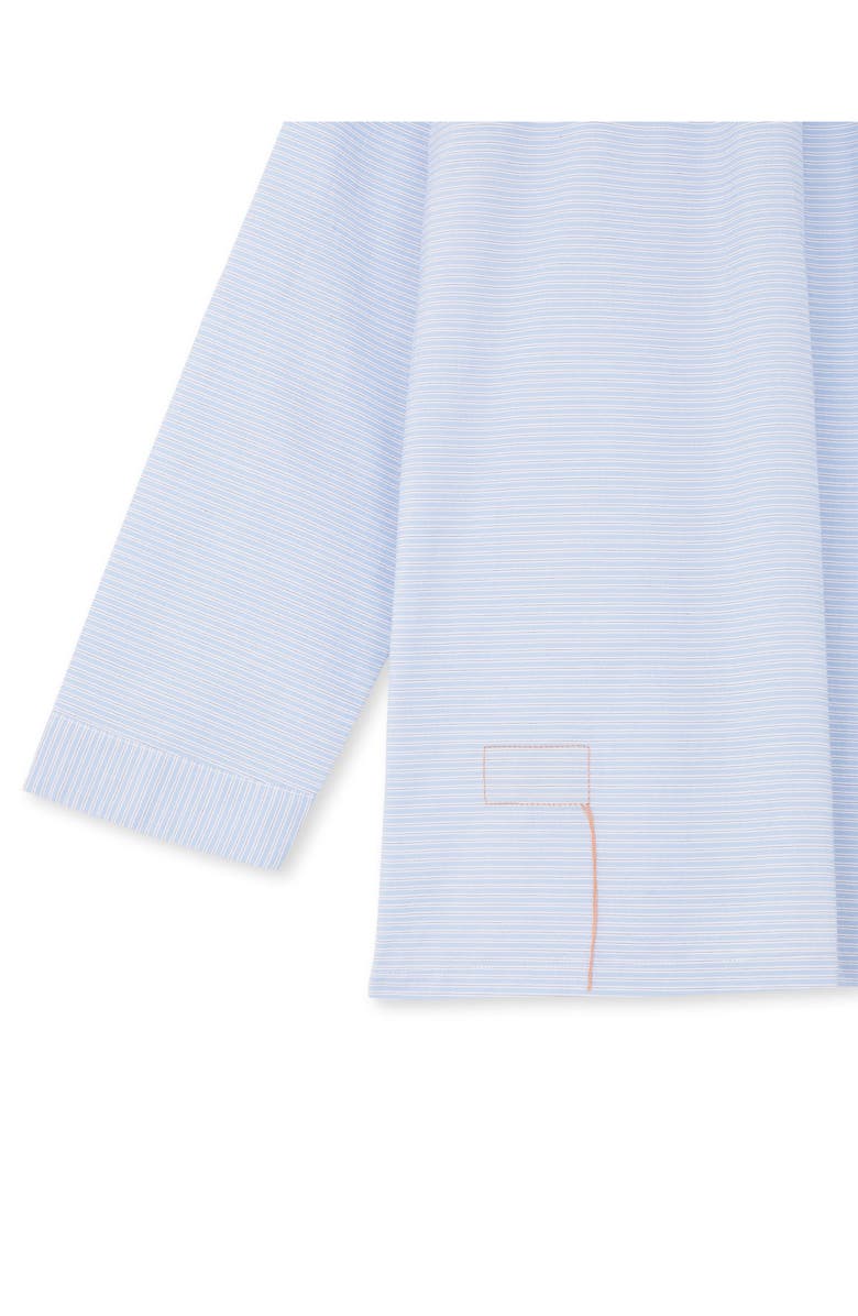 Fortela Striped Popeline Shirt, Alternate, color, Light Blue