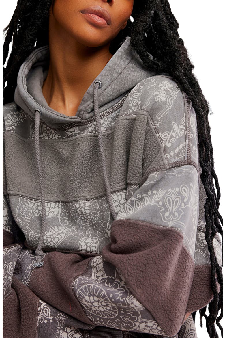 FP Movement Final Call Appliqué Graphic Hoodie, Alternate, color, CHOCOLATE COMBO