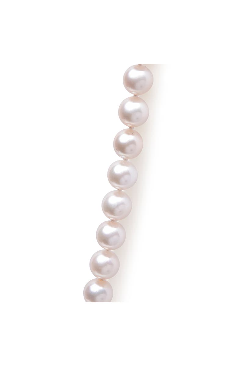Haus of Brilliance 14K Gold 8.0x8.5mm Akoya Pearl Strand Necklace, Alternate, color, White