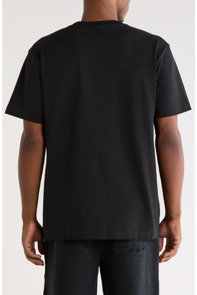 Crystal Embellished Logo Graphic T-Shirt, Alternate, color, BLACK