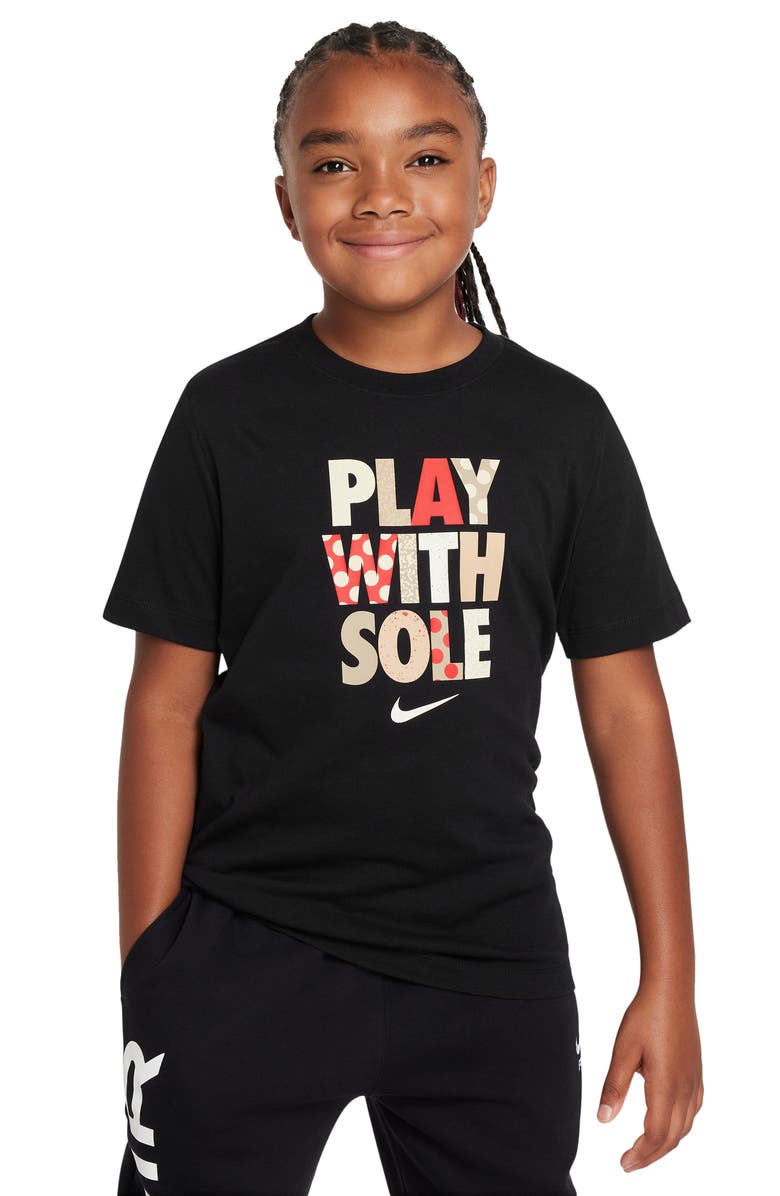 Nike Kids' Play with Sole Graphic T-Shirt, Main, color, 