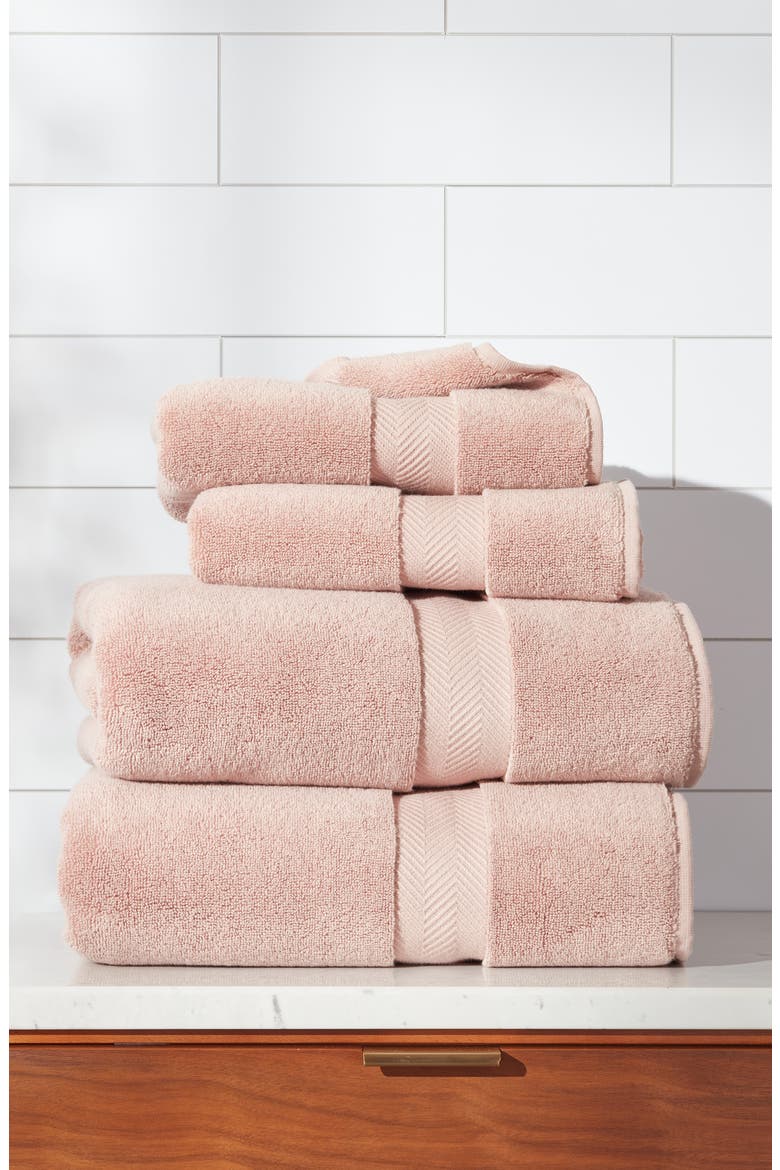 Organic Hydrocotton 4-Piece Bath Essentials Set $116 Value, Alternate, color, PINK FAWN