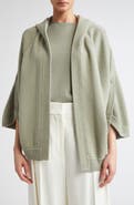 Max Mara Vals Wool & Cashmere Hooded Cardigan