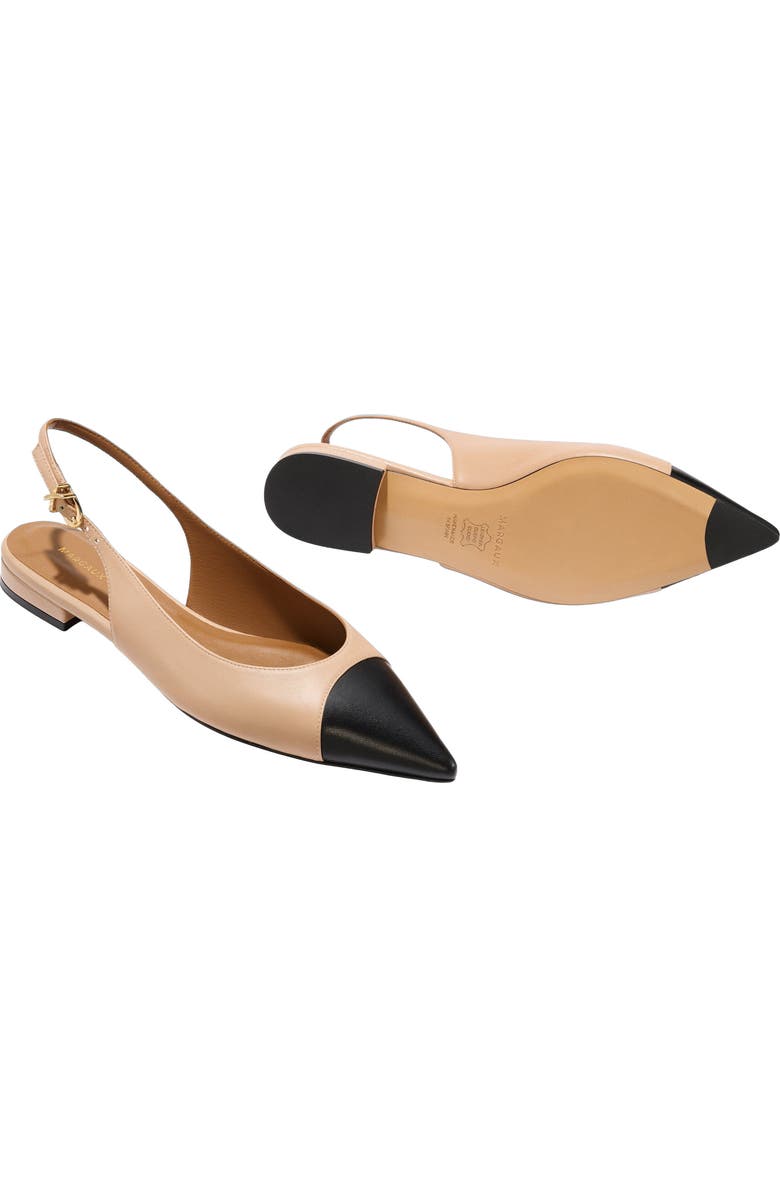 MARGAUX The Elise Cap-Toe, Alternate, color, Dune And Black Nappa