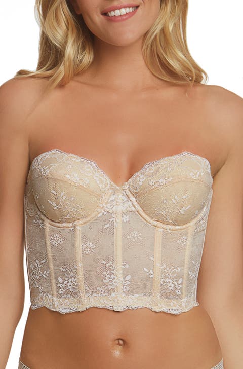 Tayler Ultra Low Back Strapless Lace Bra