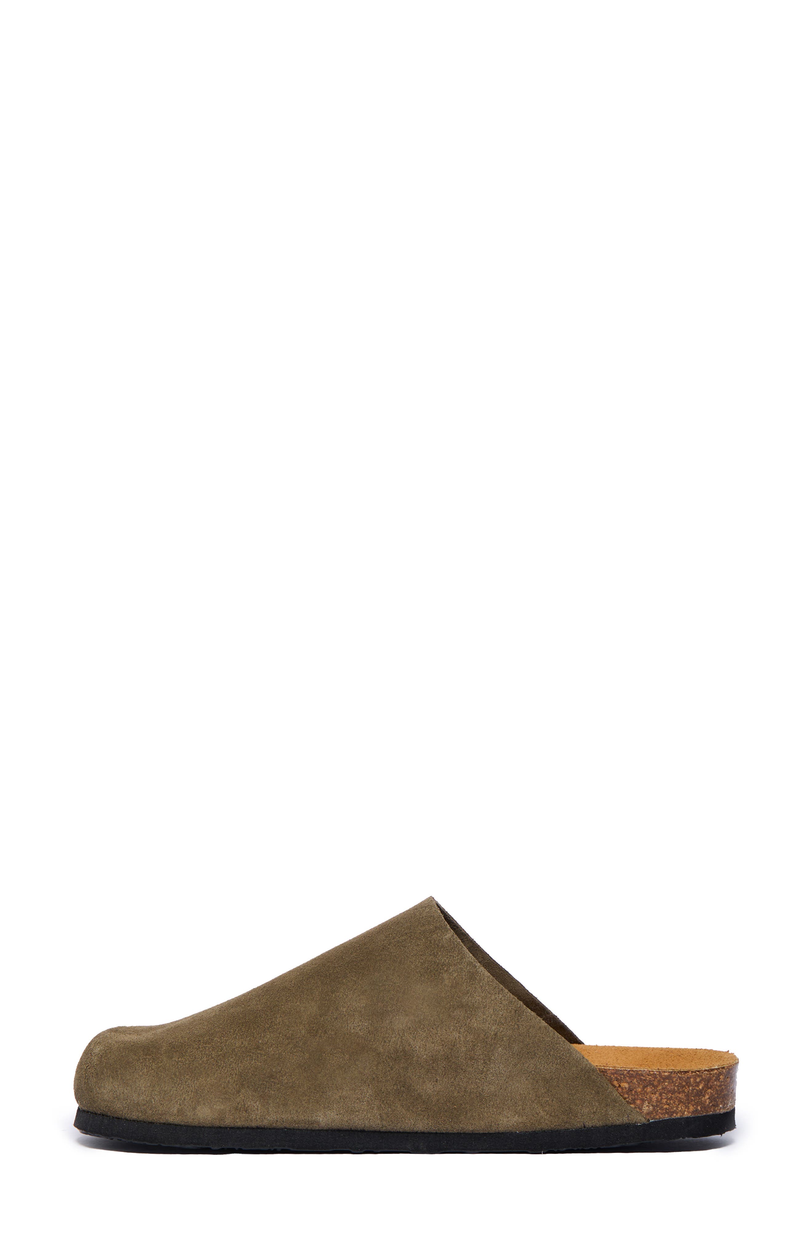 Brooke Clog, Alternate, color, GREEN SUEDE