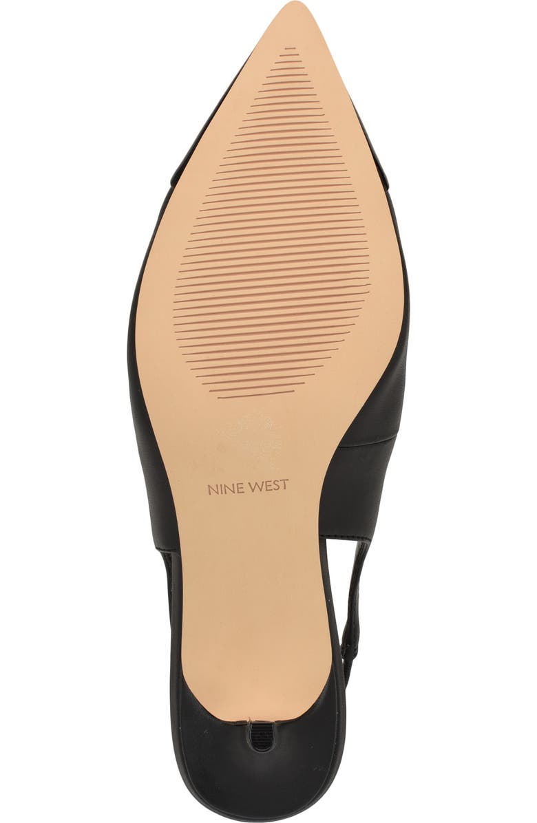 Nine West Awaie Slingback Pointed Cap Toe Pump, Alternate, color,
