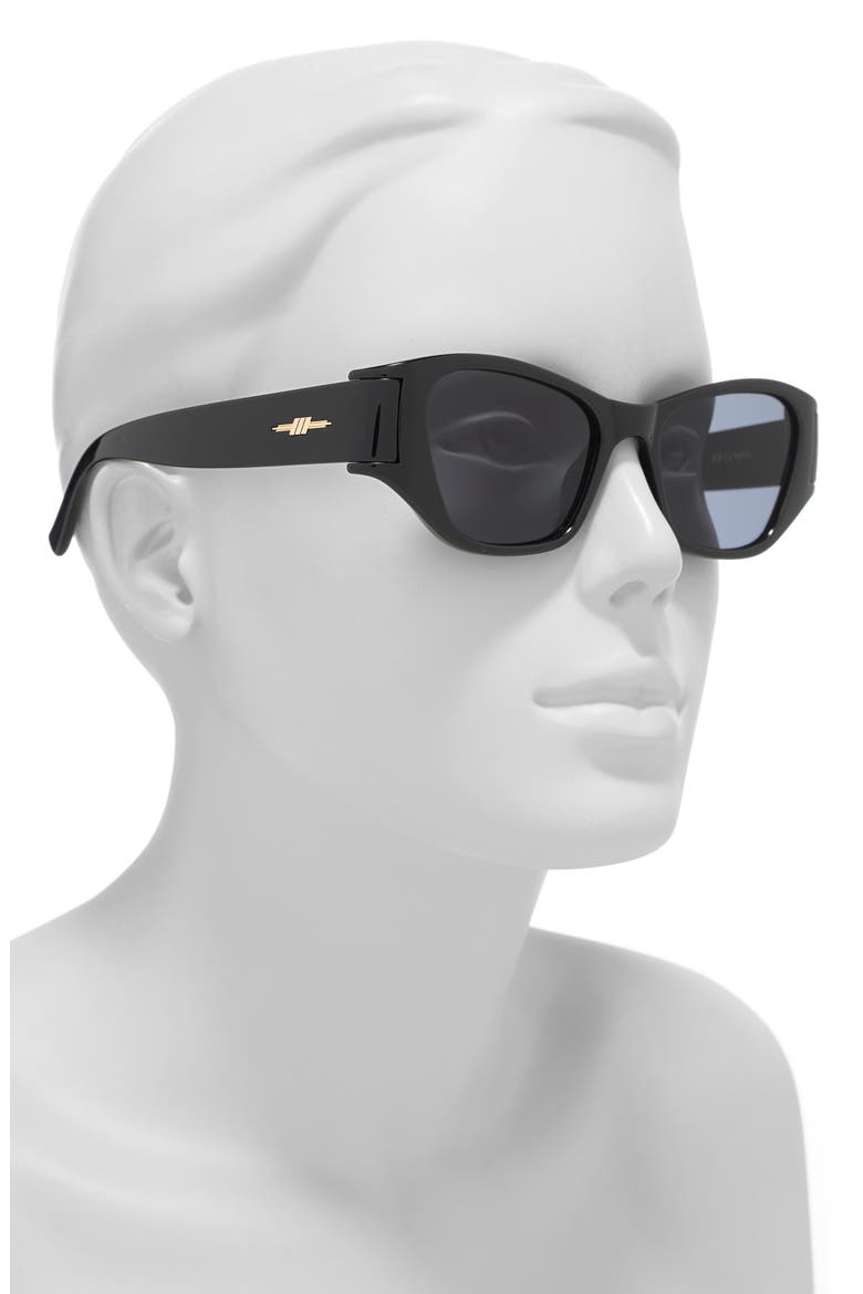 Sweet Fantasy 51mm Cat Eye Sunglasses, Alternate, color, BLACK