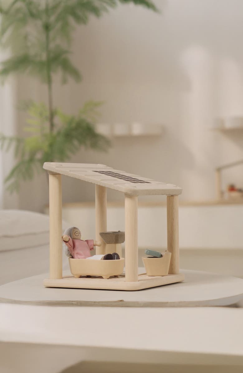 PlanToys<sup>®</sup> PlanSpace Bathroom Building Playset, Alternate, color, Brown