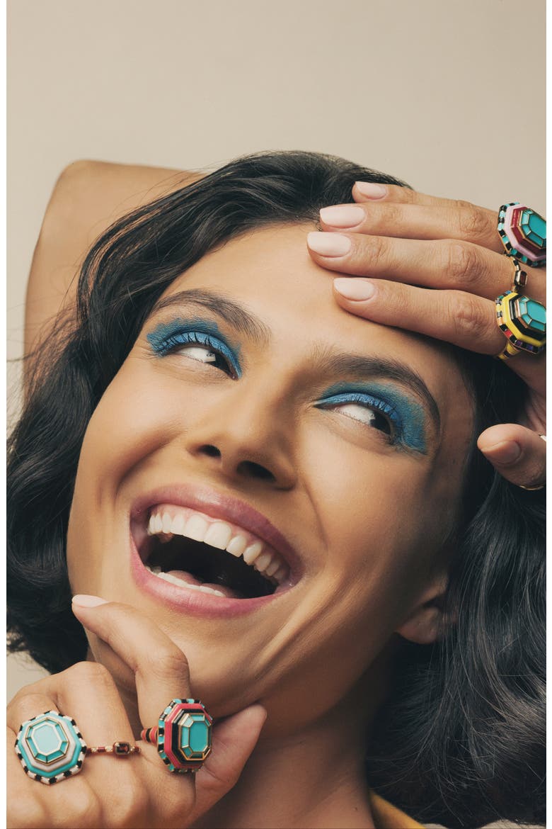 Grab 'n' Go Ready to Release Turquoise Ring, Alternate, color, BLUE