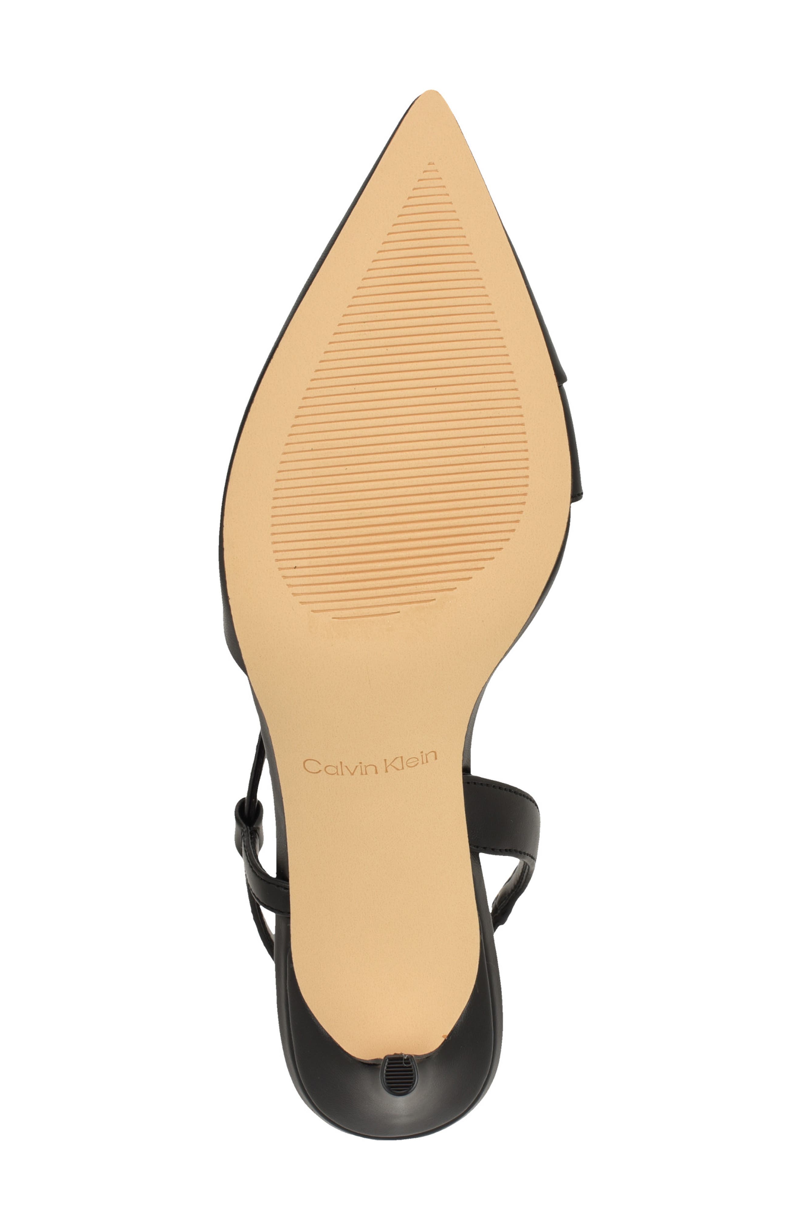 Calvin Klein Jistine Slingback Pump, Alternate, color, Black