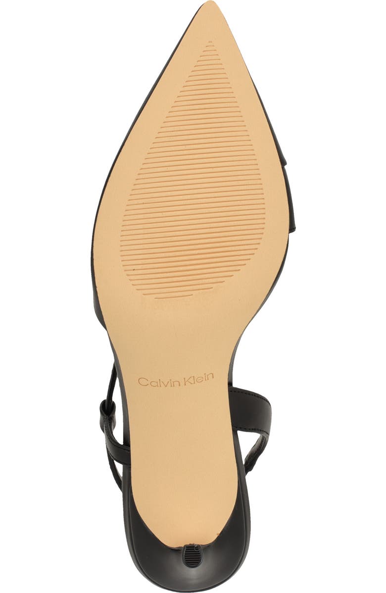 Calvin Klein Jistine Slingback Pump, Alternate, color, Black