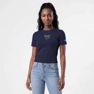 Champion Women's Champion Navy Penn State Nittany Lions Athletic Soft-Touch Fitted T-Shirt