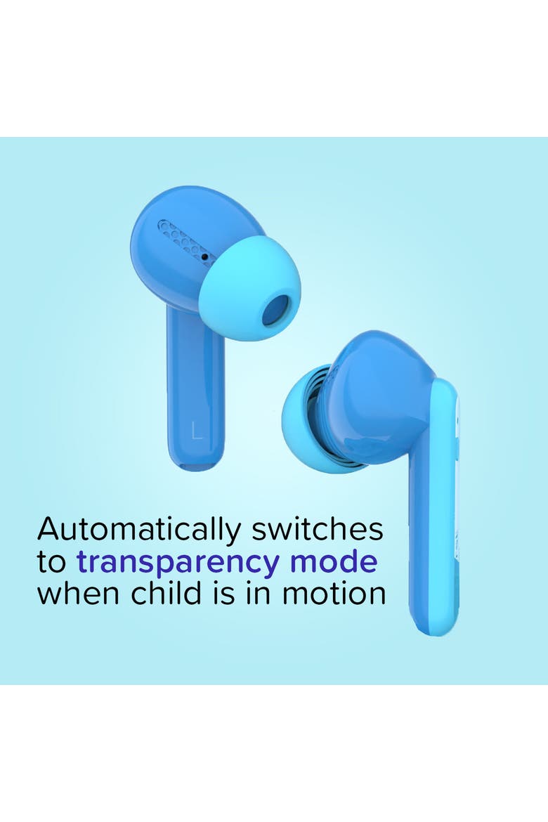 CareBuds - Wireless Bluetooth Earbuds for Kids, Alternate, color, Blue