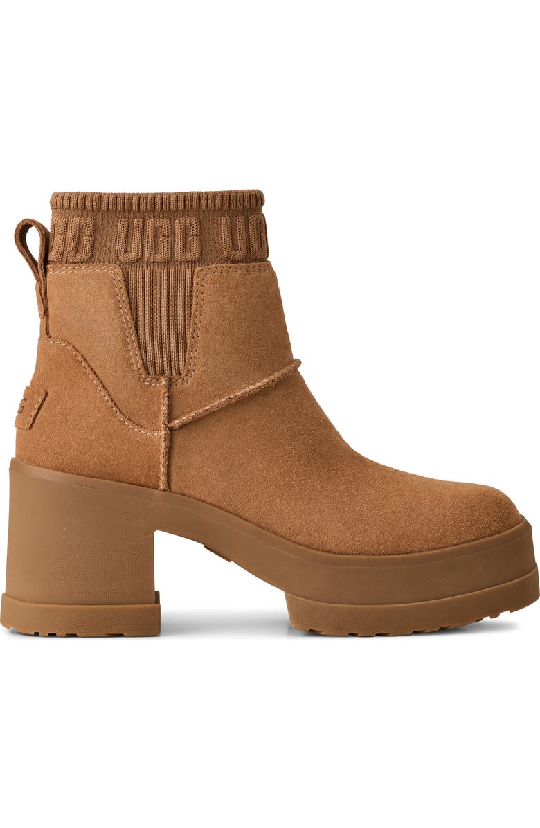 UGG<sup>®</sup> Moxy Water Resistant Chelsea Boot, Alternate, color, Chestnut