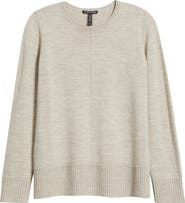 Eileen Fisher Crewneck Wool Sweater