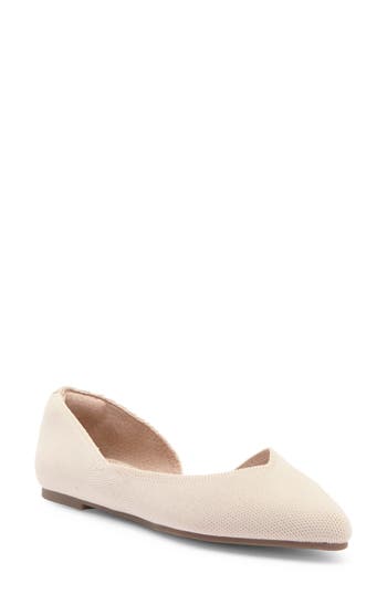 Me Too Aria Half D'orsay Flat In Muslin
