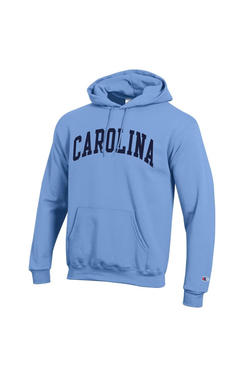 Champion Men's Champion  Carolina Blue North Carolina Tar Heels Basic Arch Fleece Pullover Hoodie, Alternate, color, Light Blue