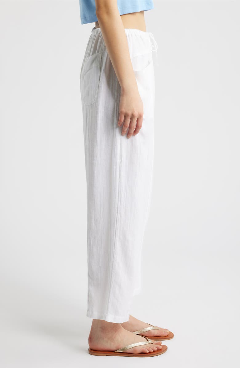 Rip Curl Vibe Surf Barrel Leg Drawstring Pants, Alternate, color, White