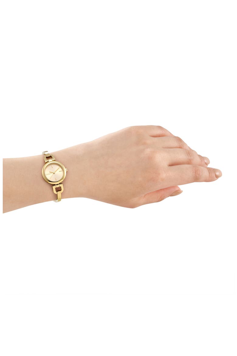 Signature Shape Bracelet Watch, 26mm, Alternate, color, CHAMPAGNE