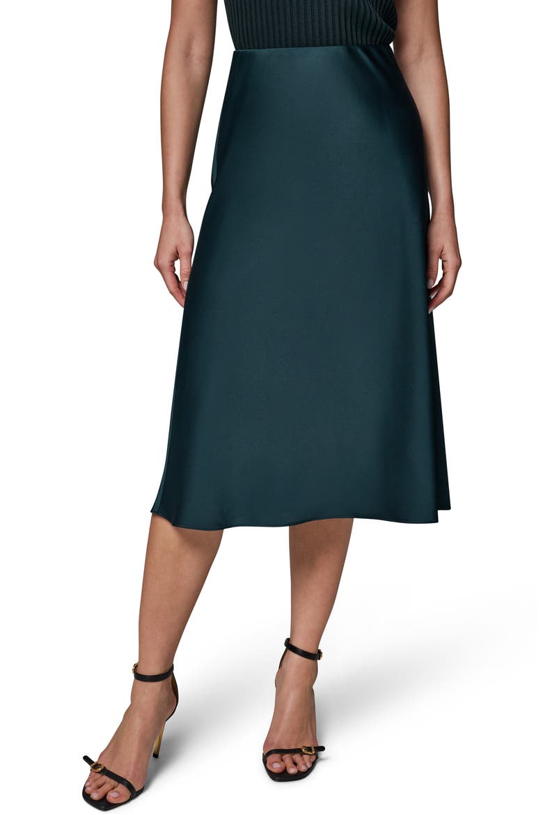 Bias Midi Skirt, Main, color, BLK FOREST
