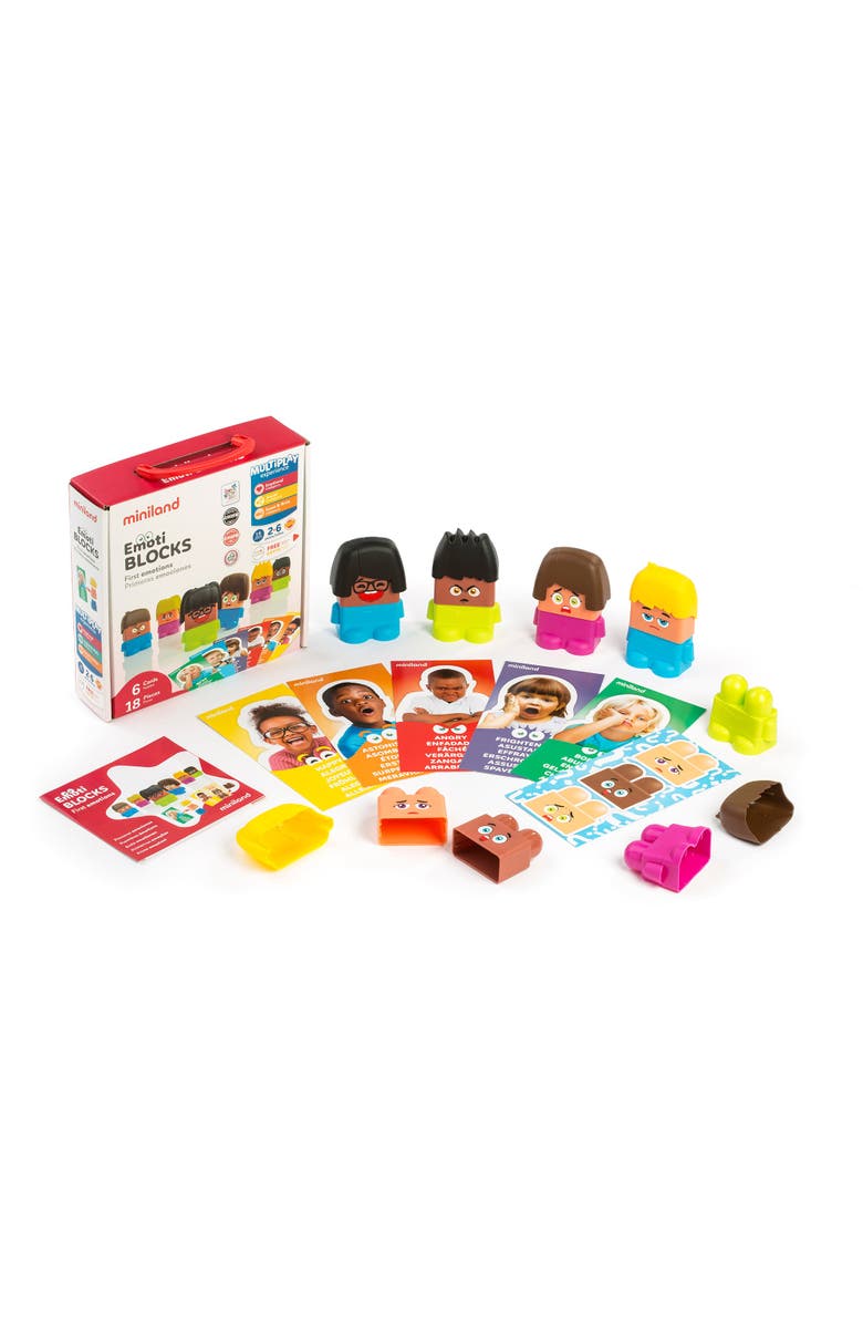 Miniland Emotiblocks, Main, color, Red Multi