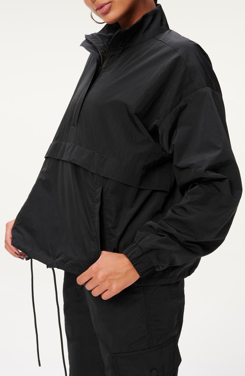 Good American Essential Nylon Anorak, Alternate, color, 