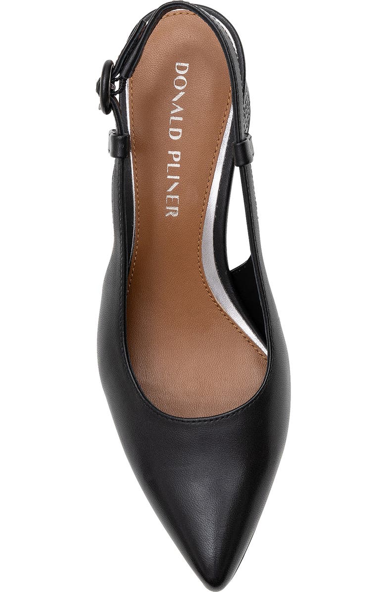 Donald Pliner Song Slingback Pointed Toe Pump, Alternate, color, Black