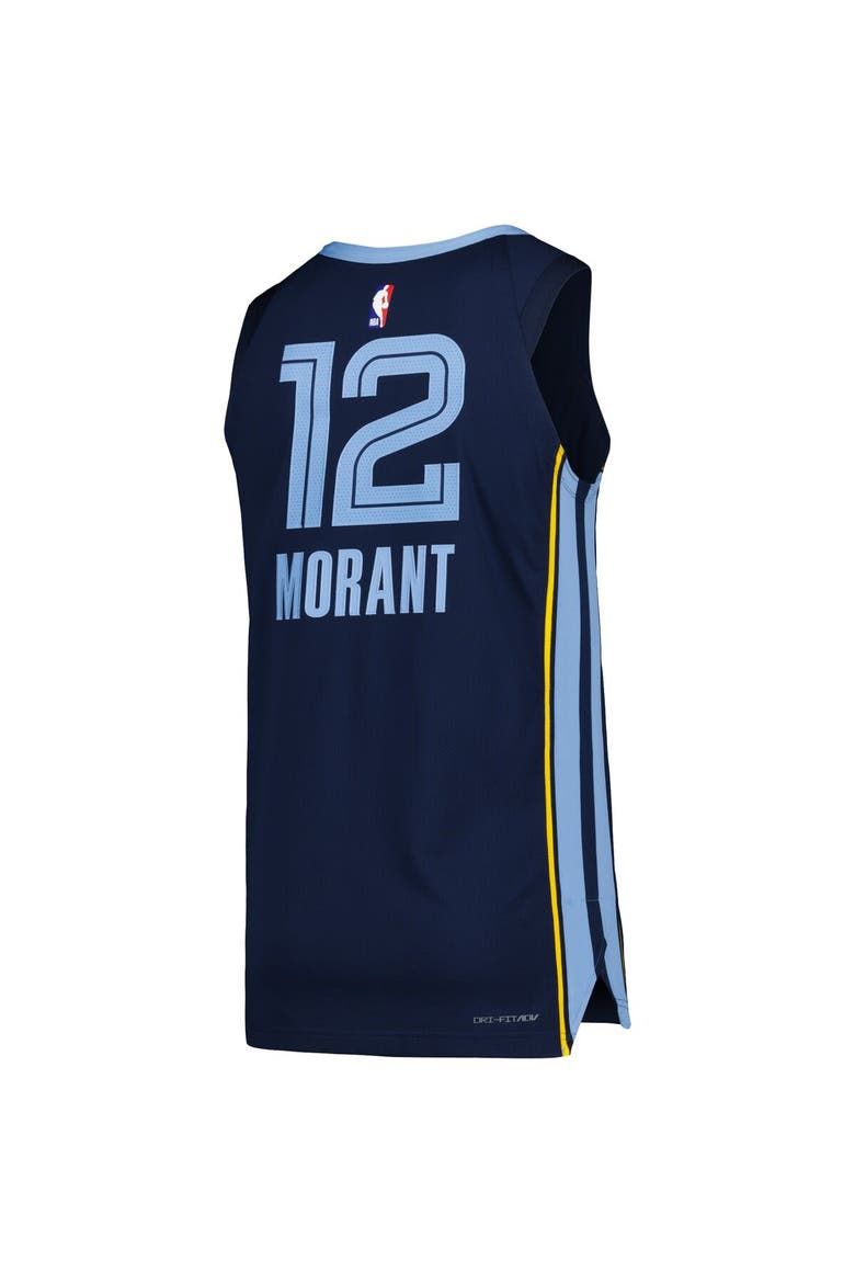 Men's Nike Ja Morant Navy Memphis Grizzlies Authentic Jersey - Icon Edition, Alternate, color, Navy