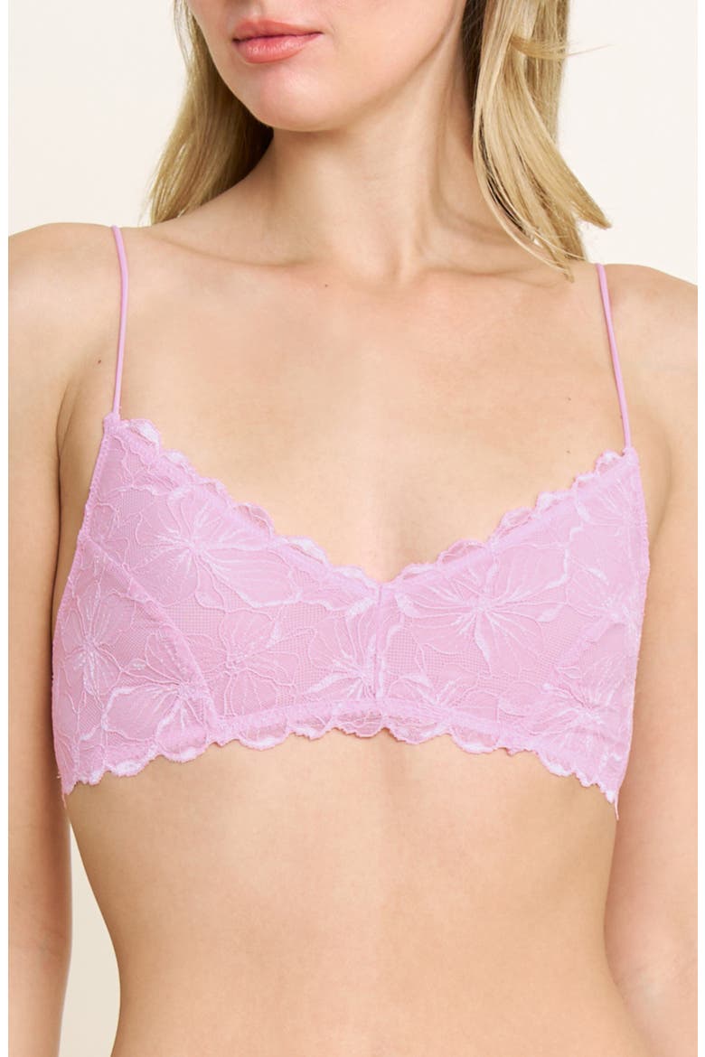 Jessa Lace Bralette, Main, color, PETAL