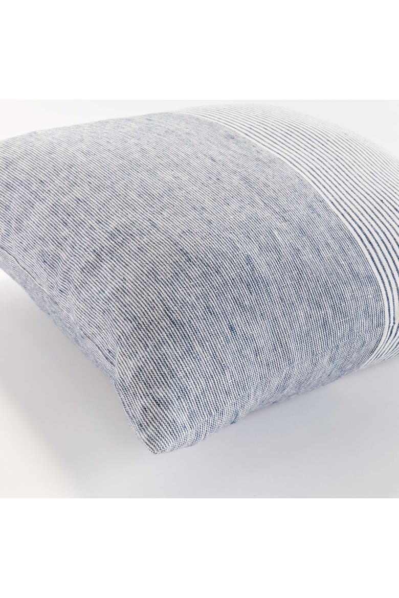 Otis Pinstripe Pillow 24", Alternate, color, Blue