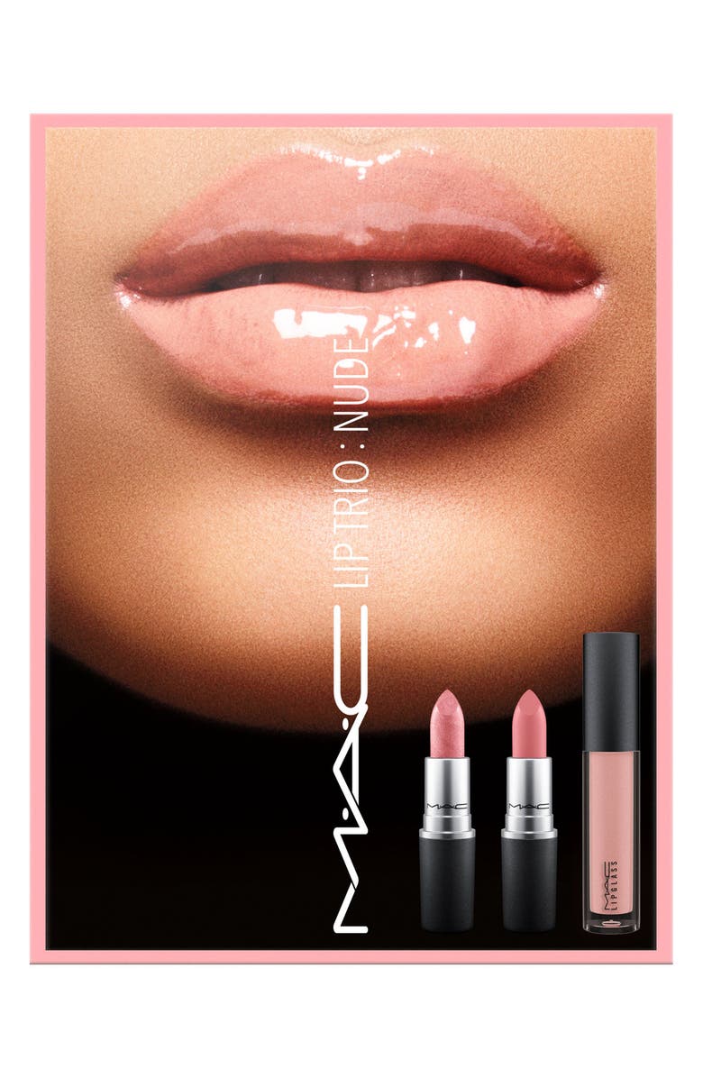 MAC Cosmetics MAC Nude Lip Trio, Alternate, color, 