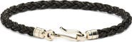 Caputo & Co. Twisted Braid Leather Bracelet