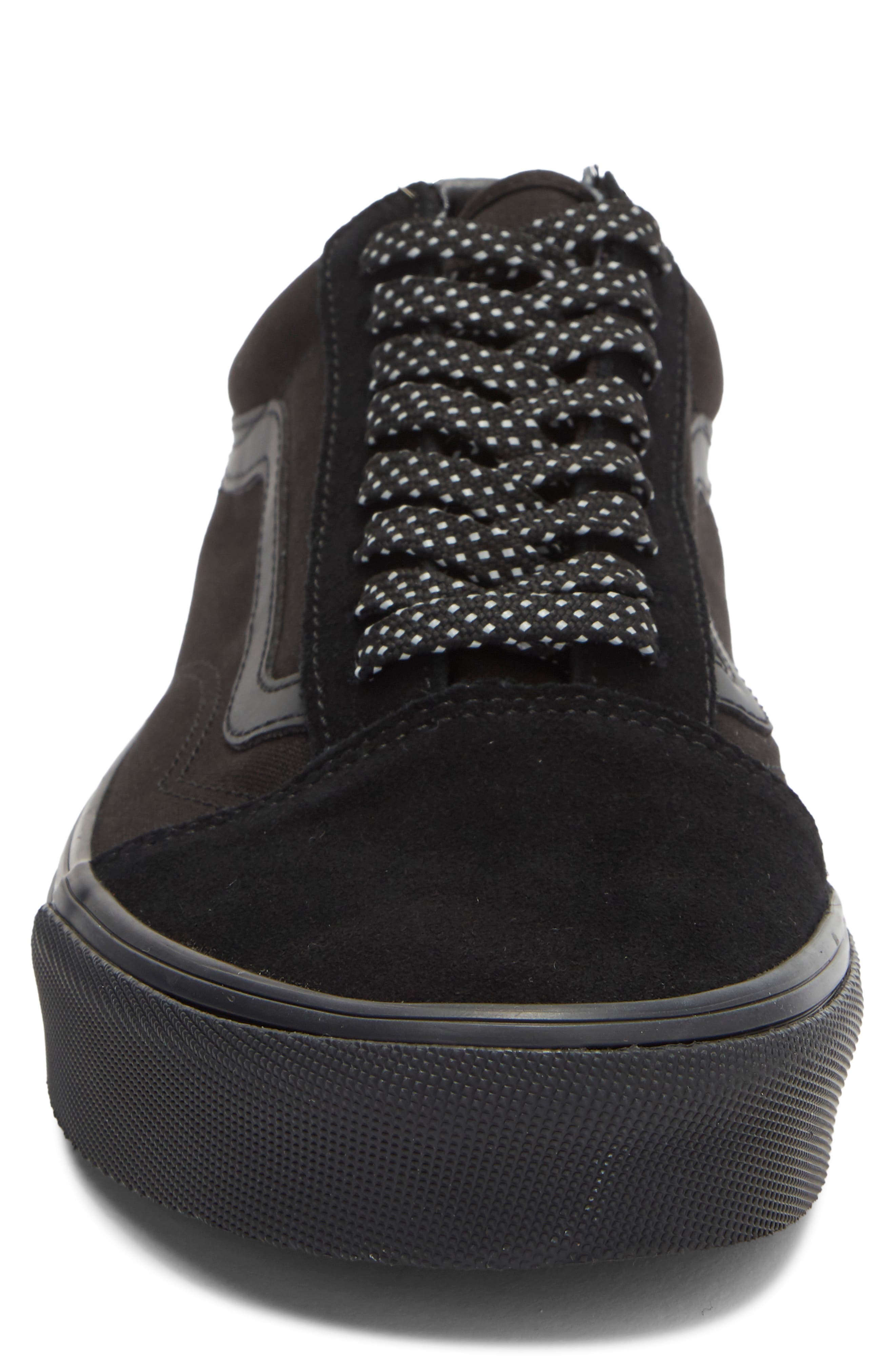 Old Skool Sneaker, Alternate, color, BLACK
