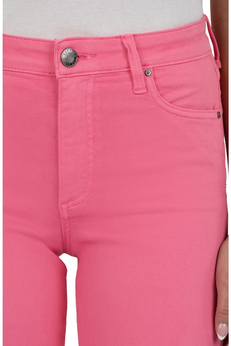 High Waist Ankle Wide Leg Jeans, Alternate, color, SUGAR CORAL