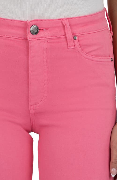 Kut From The Kloth High Waist Ankle Wide Leg Jeans In Sugar Coral
