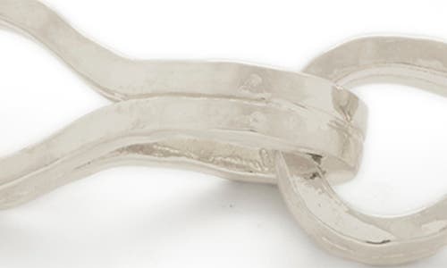 Monica Vinader Infinity Chain Bracelet In Silver