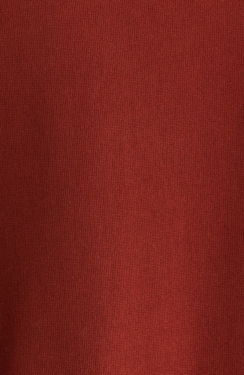 Frank & Eileen Tipperary Double Breasted Cotton Triple Fleece Trench Coat, Alternate, color, Redwood